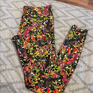 Zumba Printed Leggings Multicolor High Waisted leggings